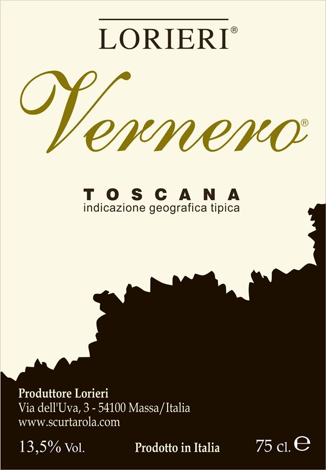 Vernero Etichetta vermentino nero Vernero Etichetta